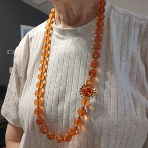 Kate Spade Beaded Necklace with Jewel flower